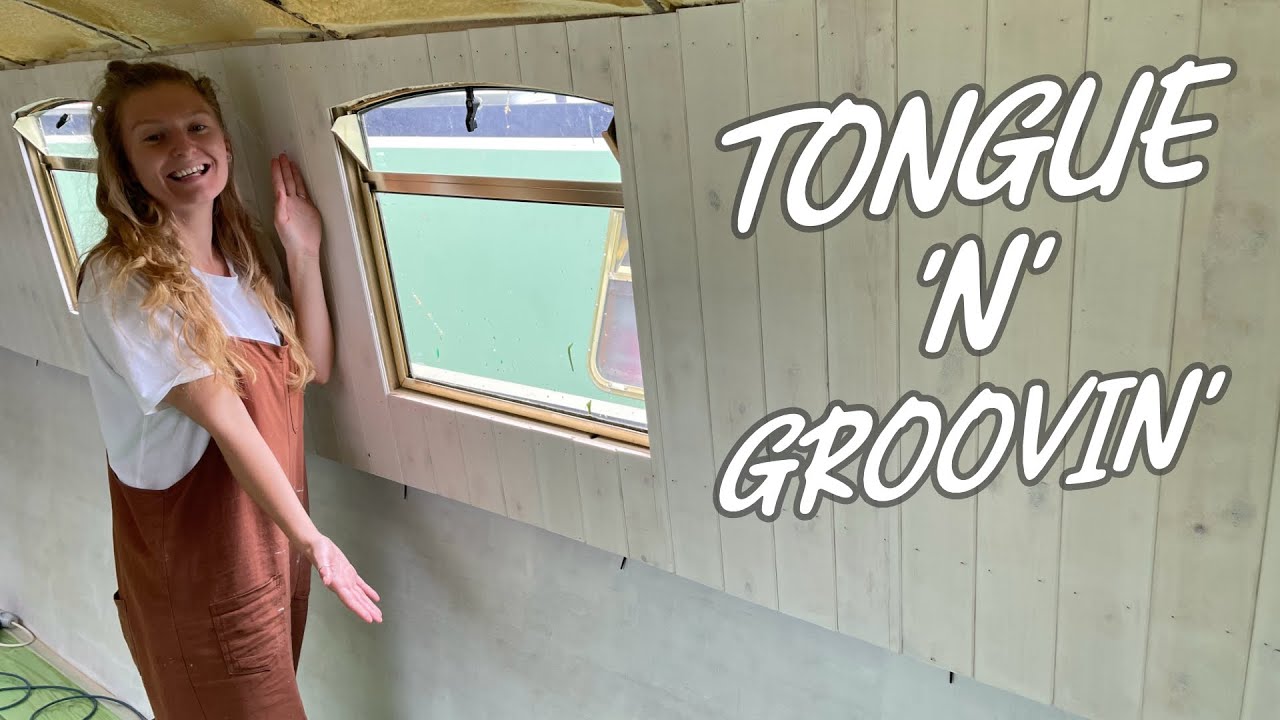 Cladding a Narrowboat | Tongue and Groove | Narrowboat Conversion | BOATLIFE