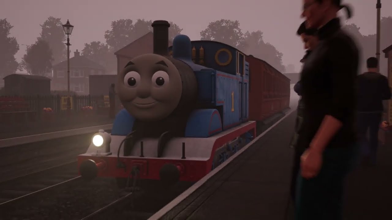 СИМУЛЯТОР ЖЕЛЕЗНОЙ ДОРОГИ TRAINZ - ТОМАС-ПОЕЗД ИЩЕТ ВЫХОД НОЧЬЮ!