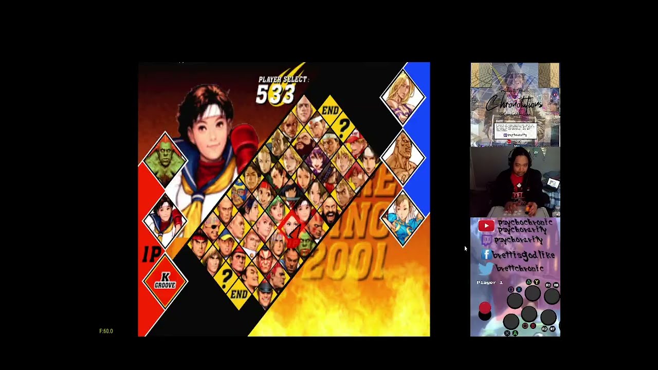 CHRONOLUTIONS 102 (CvS2) - Psychochronic  (P/K) vs. ImashAlot (K/C) [FIRST TO 3; 2-13-26]