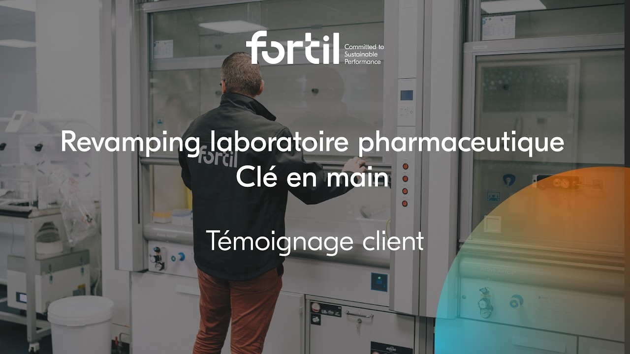 Revamping de laboratoire pharmaceutique clé en main – Témoignage client Catalent  - fortil Group