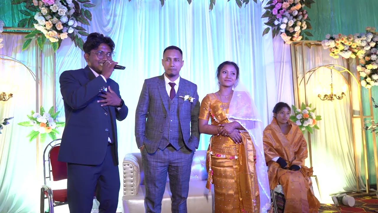 JC Narzary at Ansuma & Kurna Wedding