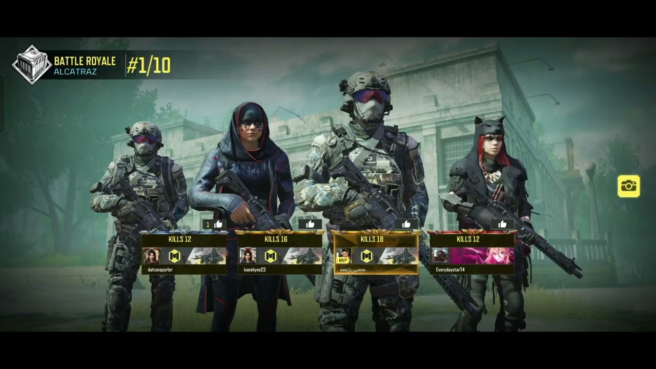 Playing with legendary gamers in BR - Alcatraz