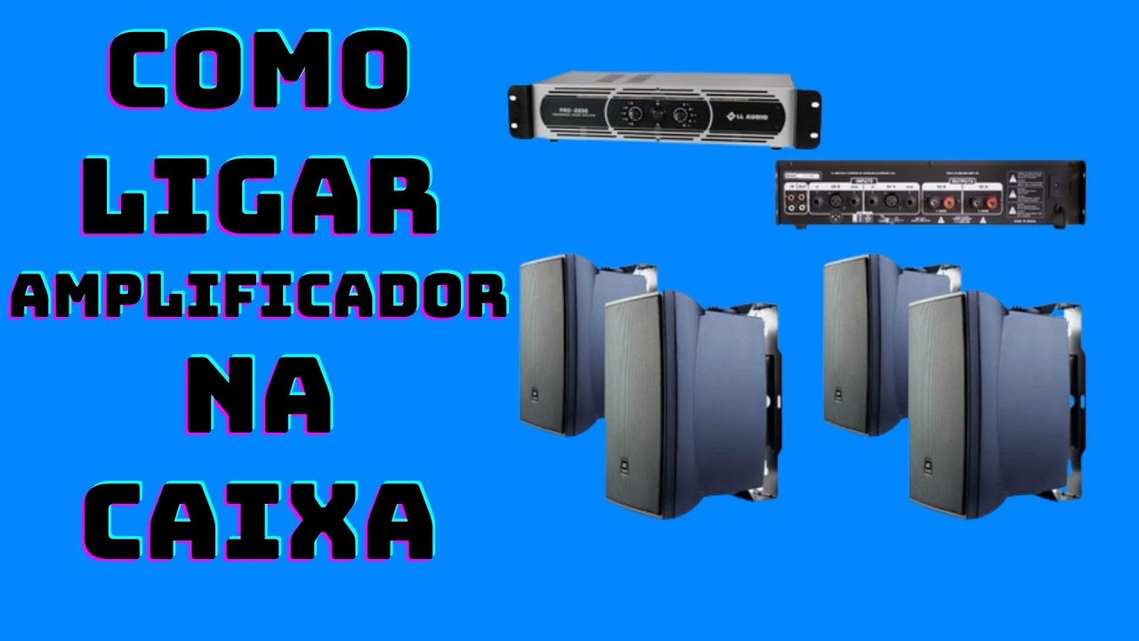COMO CONECTAR A MESA DE SOM NA POTÊNCIA E NAS CAIXAS DE SOM