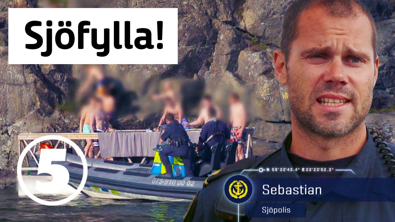 Havets hj&auml;ltar | Berusad man med tv&aring; barn har k&ouml;rt in i bergv&auml;gg | discovery+ Sverige