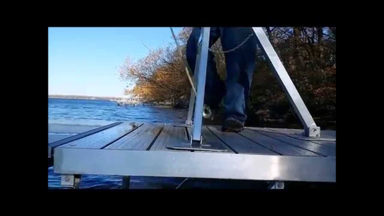Sectional Dock Removal - Never Get Wet Again!