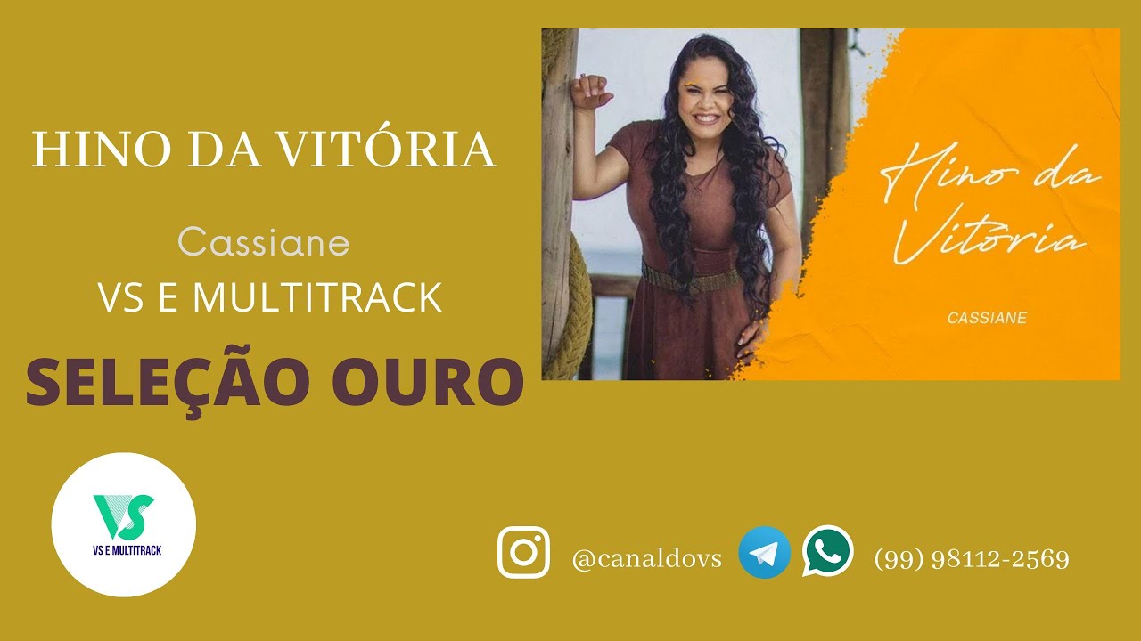Cassiane - Hino da vitória F - (VS e MULTITRACK)
