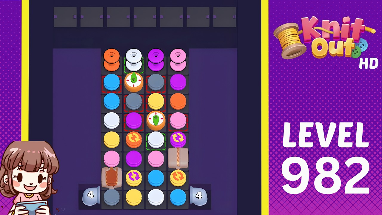 Knit Out Level 982 Solution Walkthrough