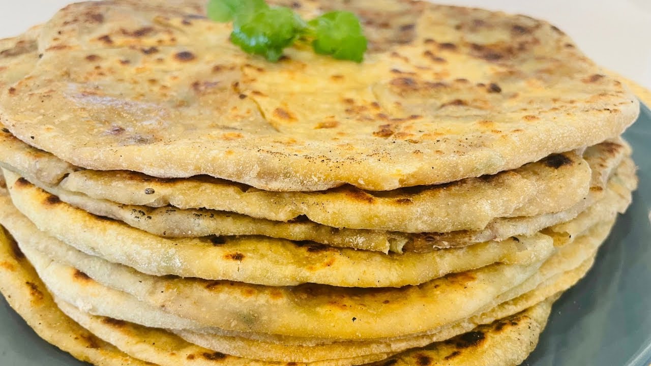Aloo Paratha,  aka (potatoes, onions and spices stuffed in  Roti)