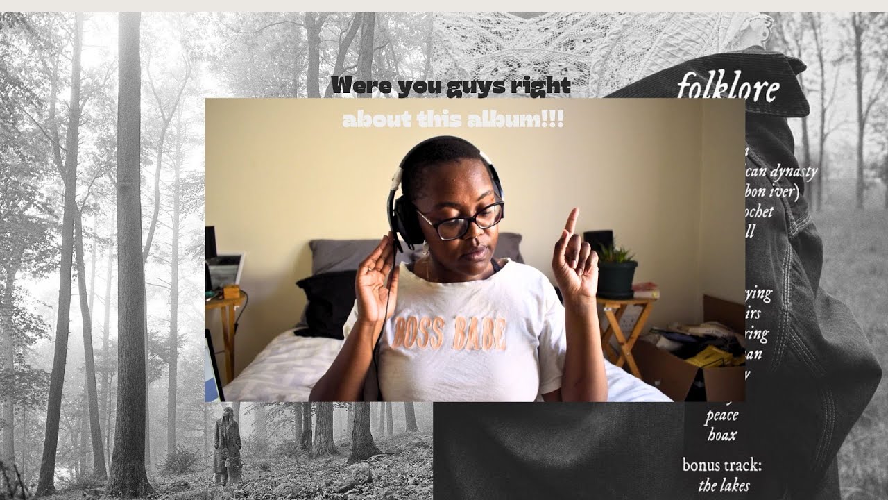 FINALLY LISTENING TO FOLKLORE - TAYLOR SWIFT// LISTENING TO MUSIC FOR THE FIRST TIME