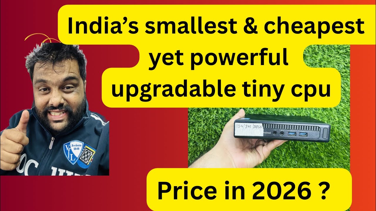 India’s smallest & cheapest  yet powerful upgradable tiny cpu | second hand price in 2026, worth it?