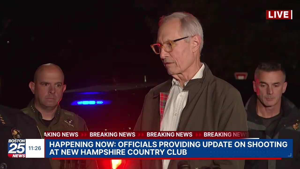 HAPPENING NOW: Officials providing update on shooting at New Hampshire country club