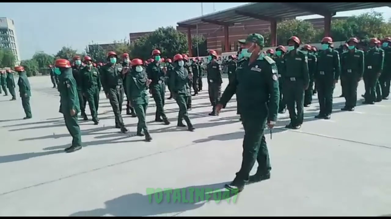 Rescue 1122 training center Lahore. training and passing out.
