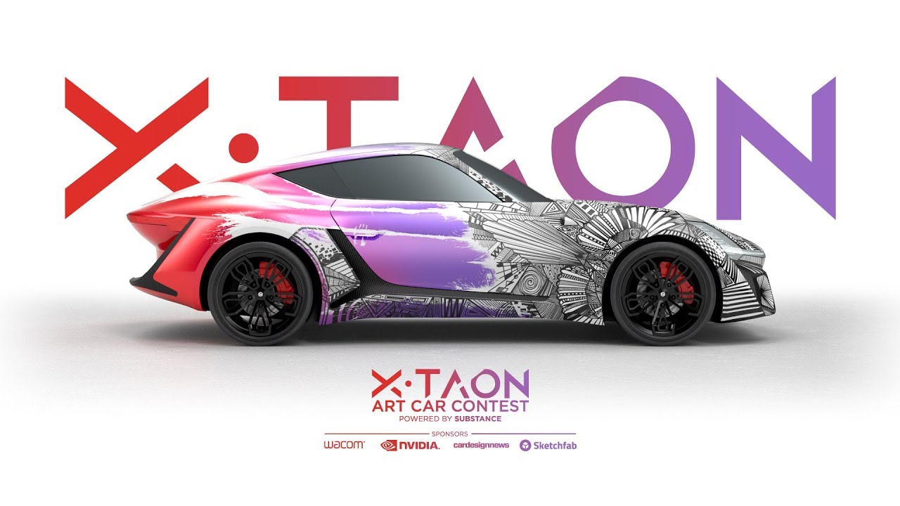 X-TAON: The Art Car Texturing Contest | Adobe Substance 3D