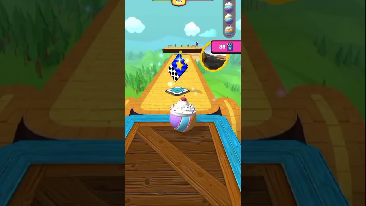 "instant rolling ball sky type 🌟"