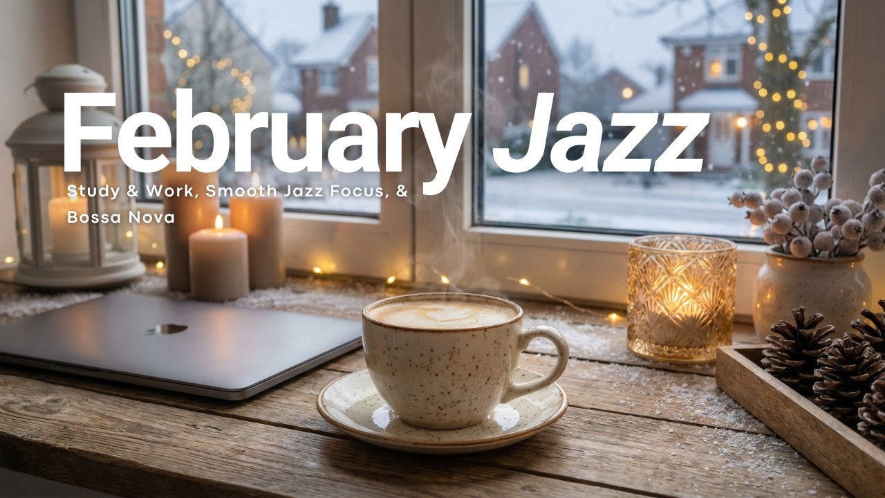 February Bossa Nova Mood 🌿 Relaxing Jazz for Study & Work Productivity