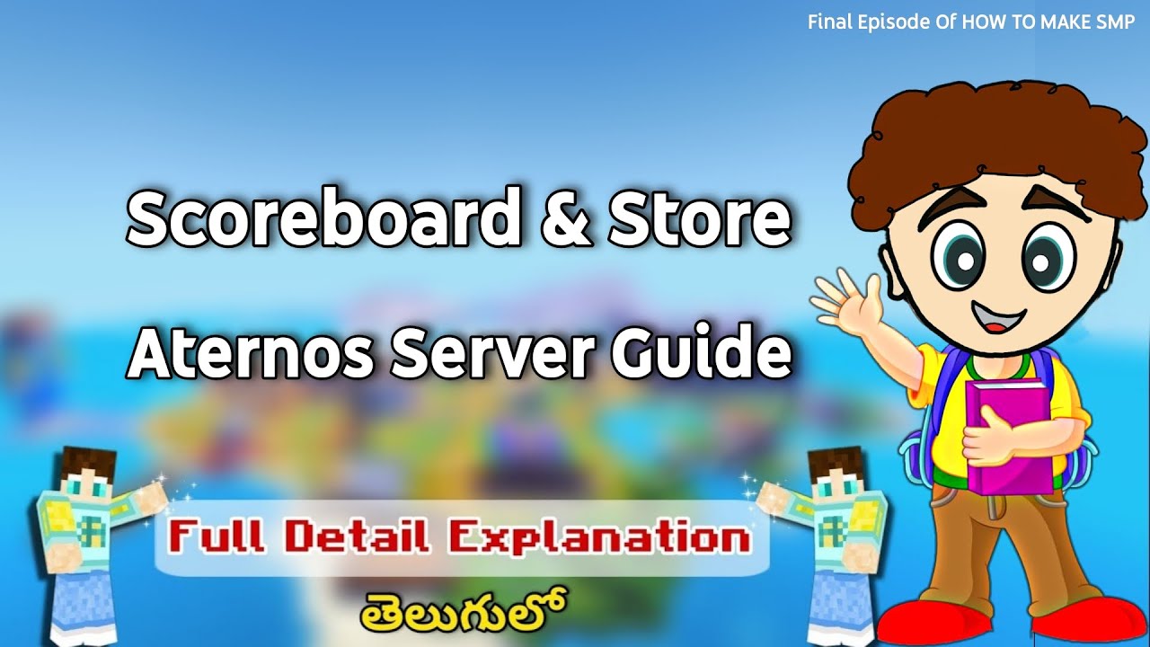 Scoreboard & Aternos Guide | How To Make SMP In Telugu | Basheer MC