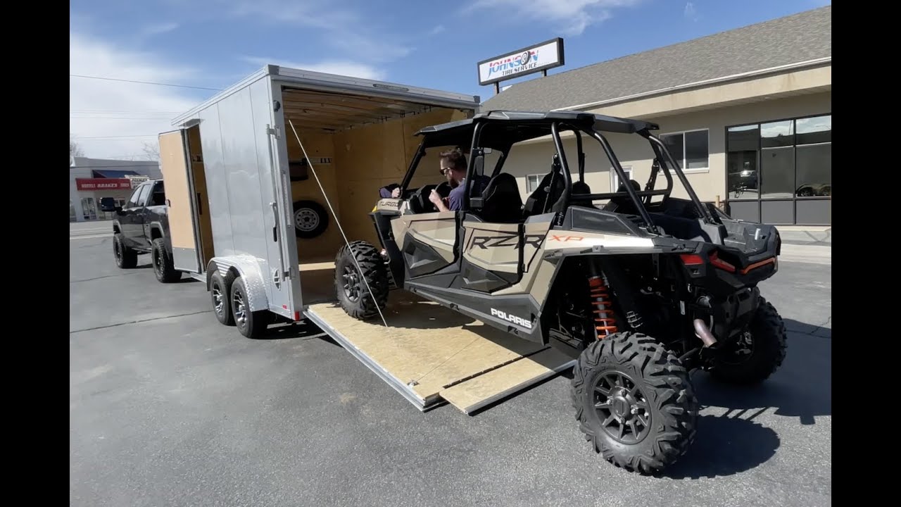 Абсолютно новый полностью алюминиевый прицеп Everlite 7,5x14 футов UTV