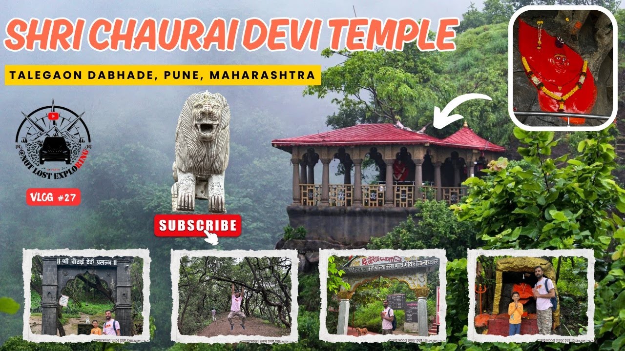 Secret Jungle Trek Near Pune 🌿 | Shri Chaurai Devi Temple | Somatane | Hidden Hill Adventure