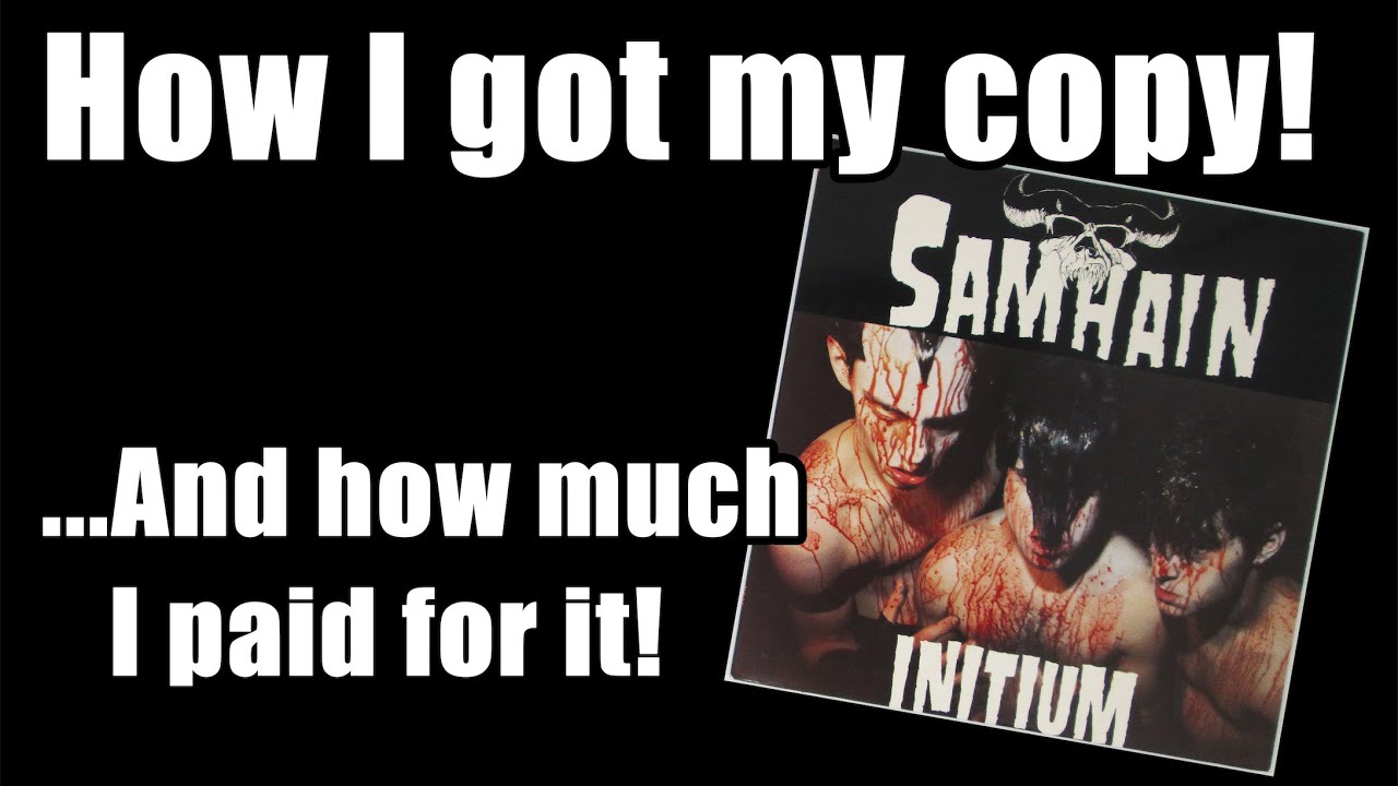 Samhain Initium 1st Pressing on Black Vinyl - How I got my copy...