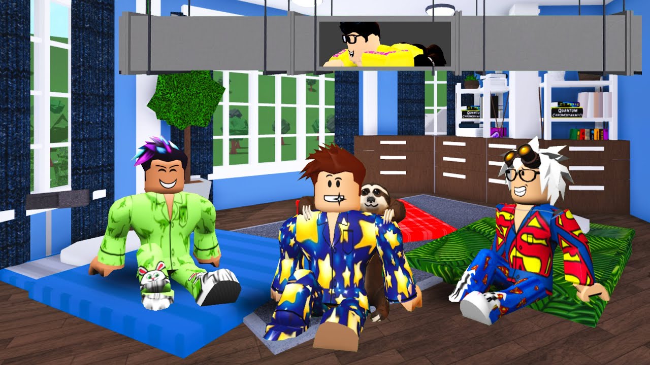 Я пробрался на ночёвку к ютуберу... Я раскрыл его секрет! (Roblox Bloxburg)