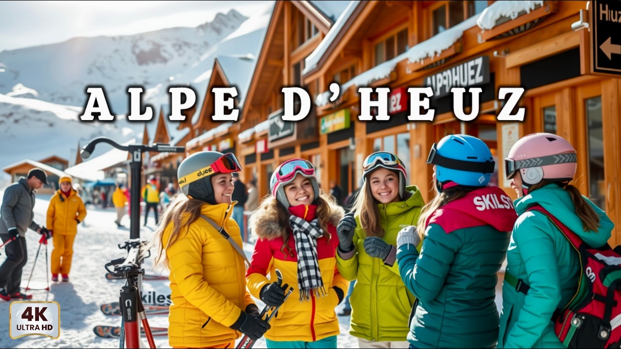 Footsteps In The Alps: Discovering The Beauty Of Alpe d'Huez, France 4K