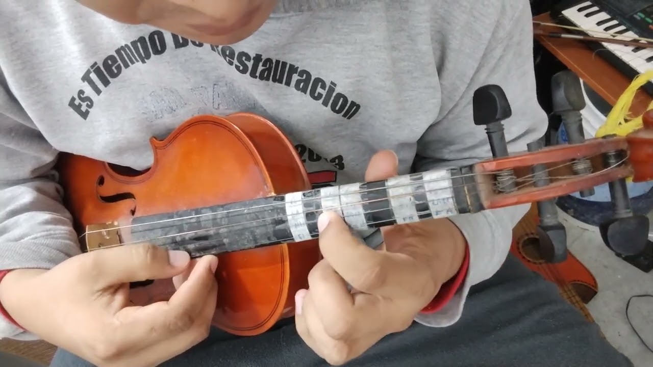 cómo tocar cumbia ilusión 98 en violín