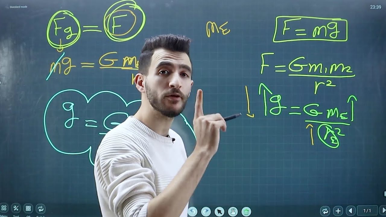 الوزن وقانون الجذب العام (4) | فيزيا عاشر
