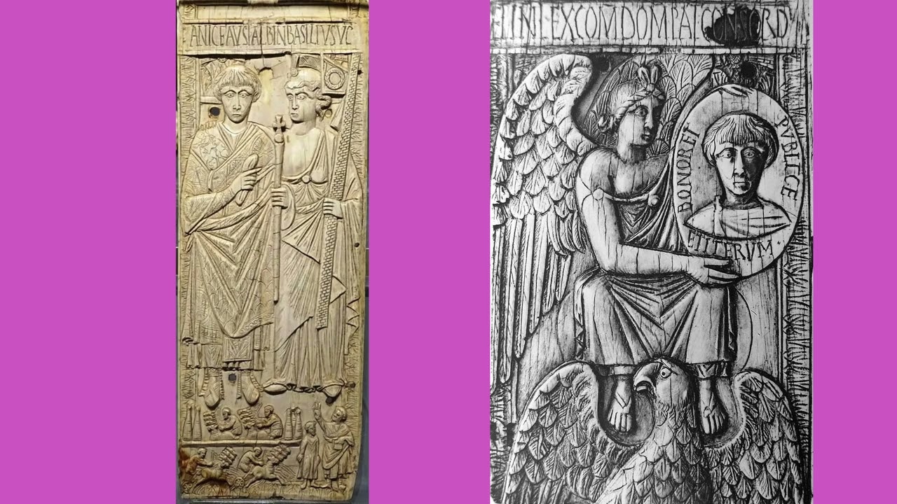 Diptychon Consulare Basilii, Consulis Ordinarii Anno 541 #SPQR #COS #Roma #541AD #ProVaticanus