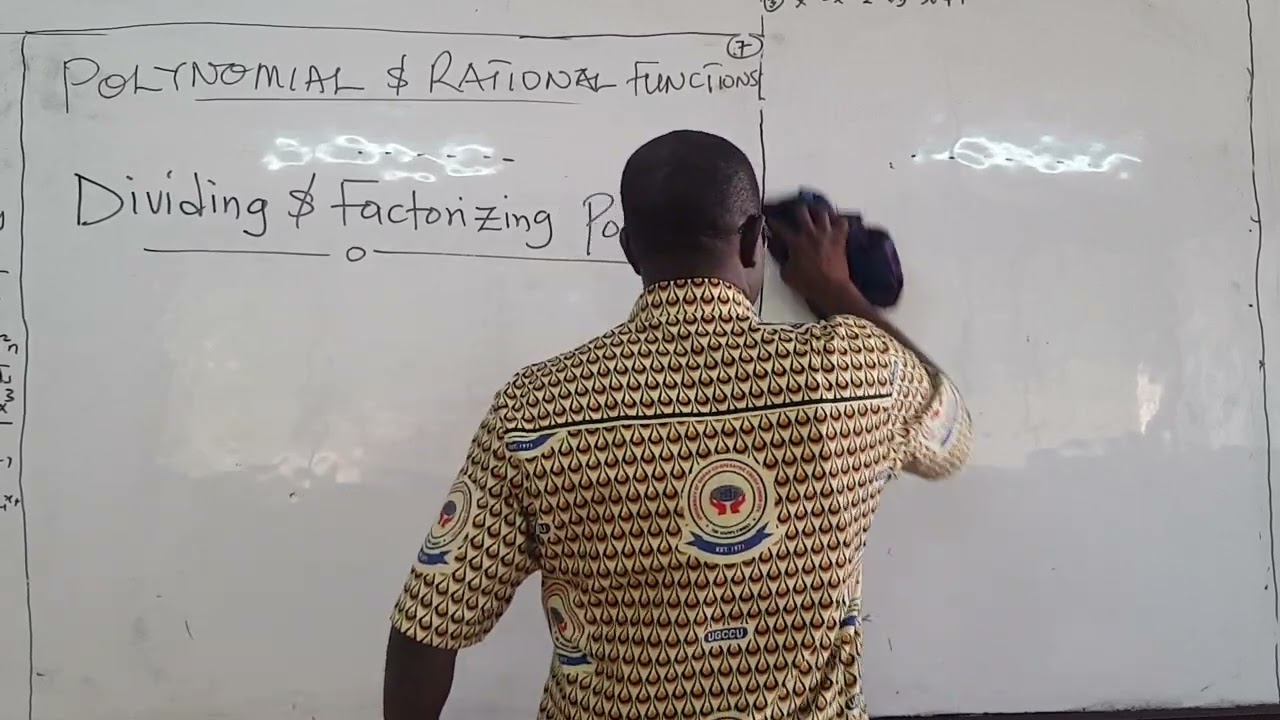 MATH101-LEC16: Dividing Polynomials