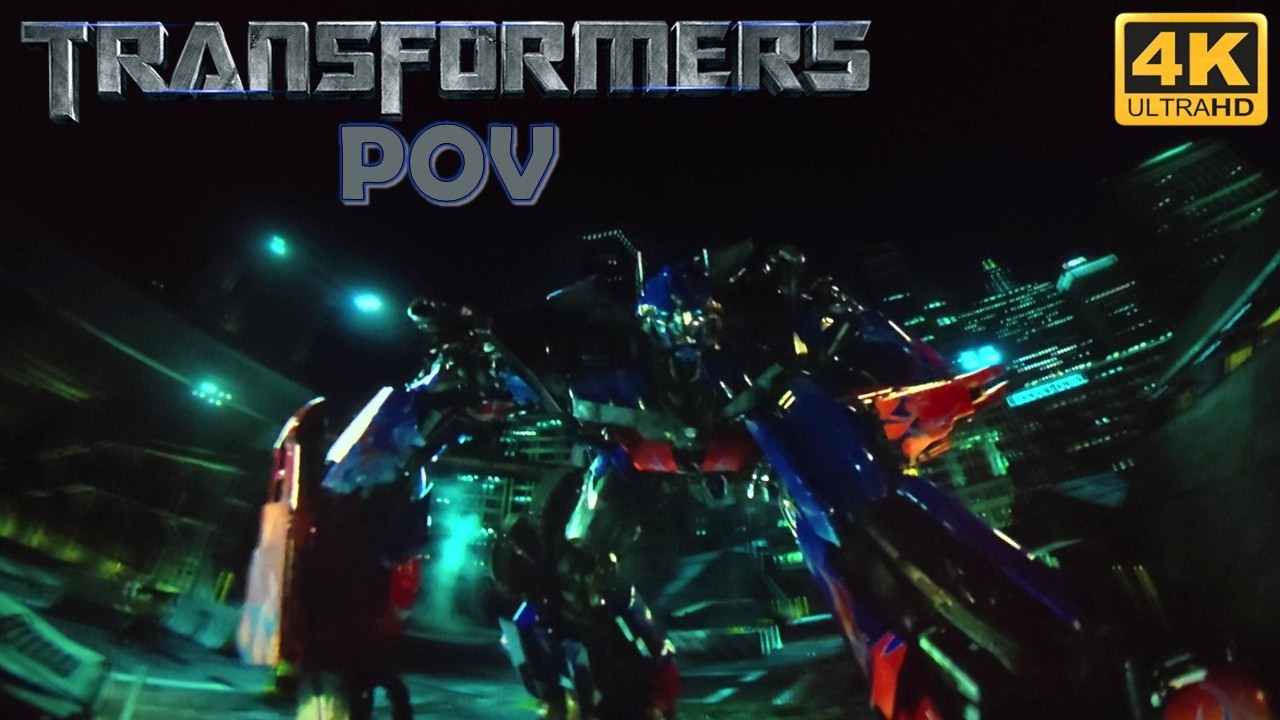 Transformers: Battle for the AllSpark POV (4K), Universal Studios Beijing Dark Ride | Non-Copyright
