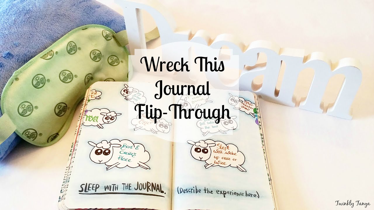 Wreck This Journal Flip-Through