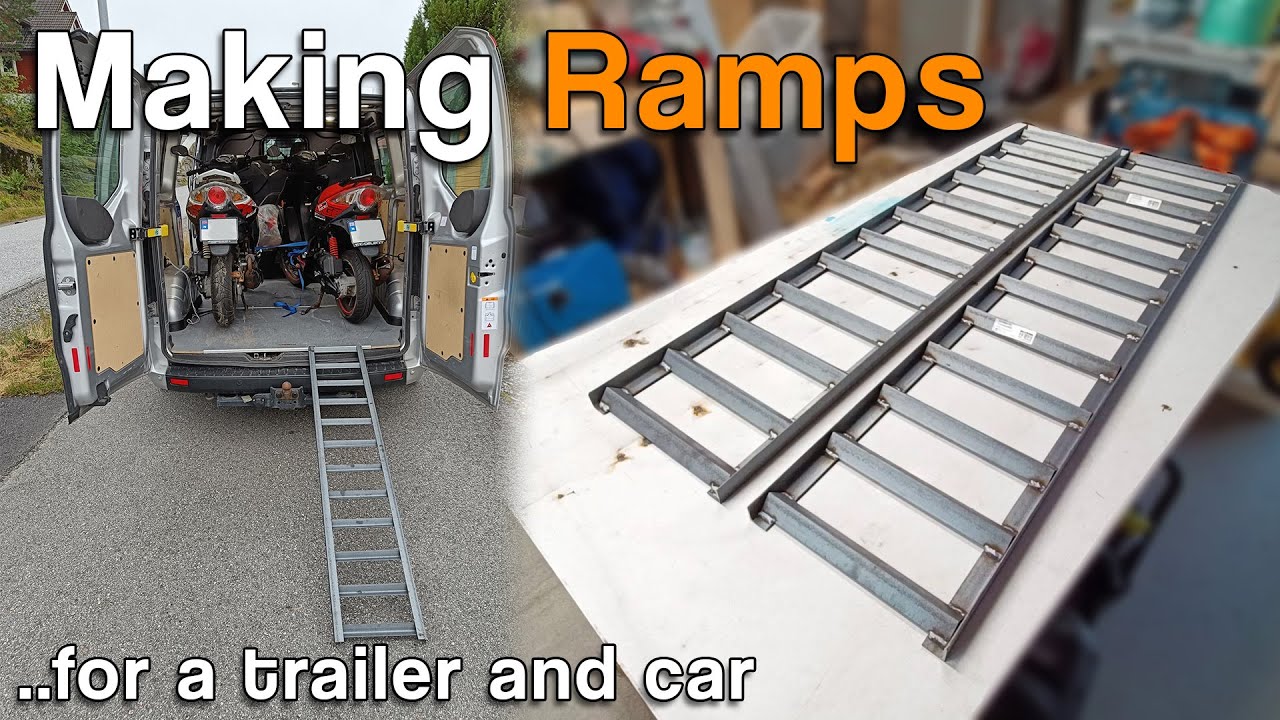 Making ramps for a trailer