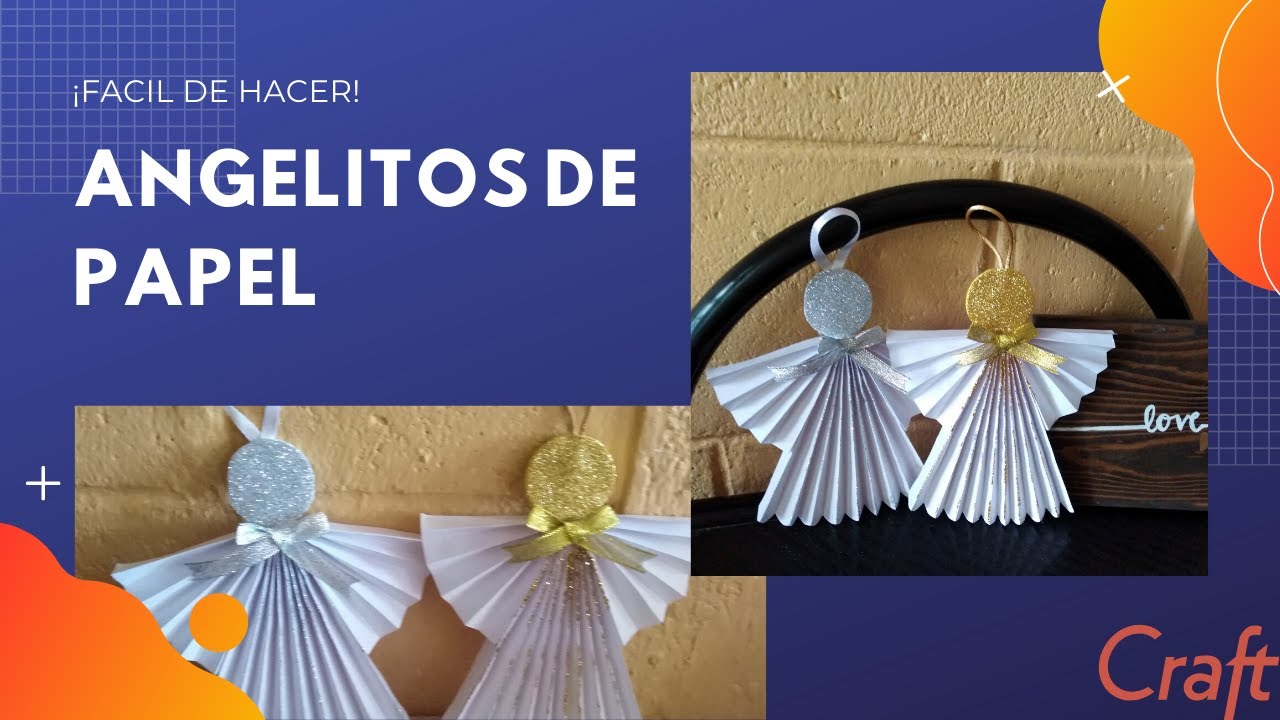 Angelitos de papel