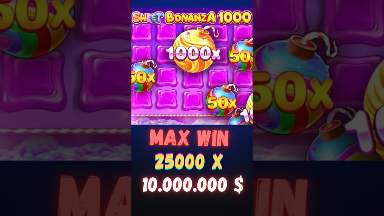 Sweet Bonanza 1000 Max Win $$ 10 Mil $$  #gamble #maxwin #money #slots