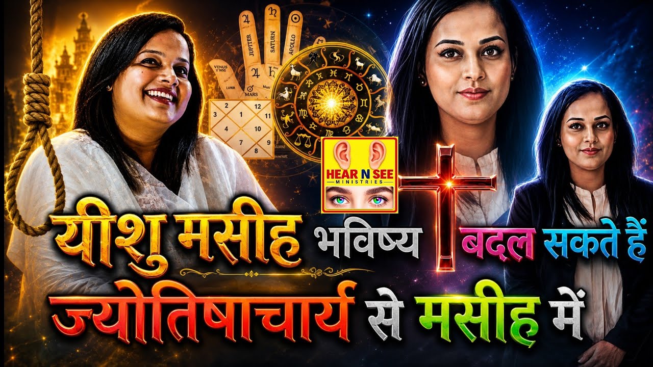 ज्योतिष के भविष्य को यीशु मसीह ने बदल दिया || sister Anjana tiwari testimony || Hindu to christian