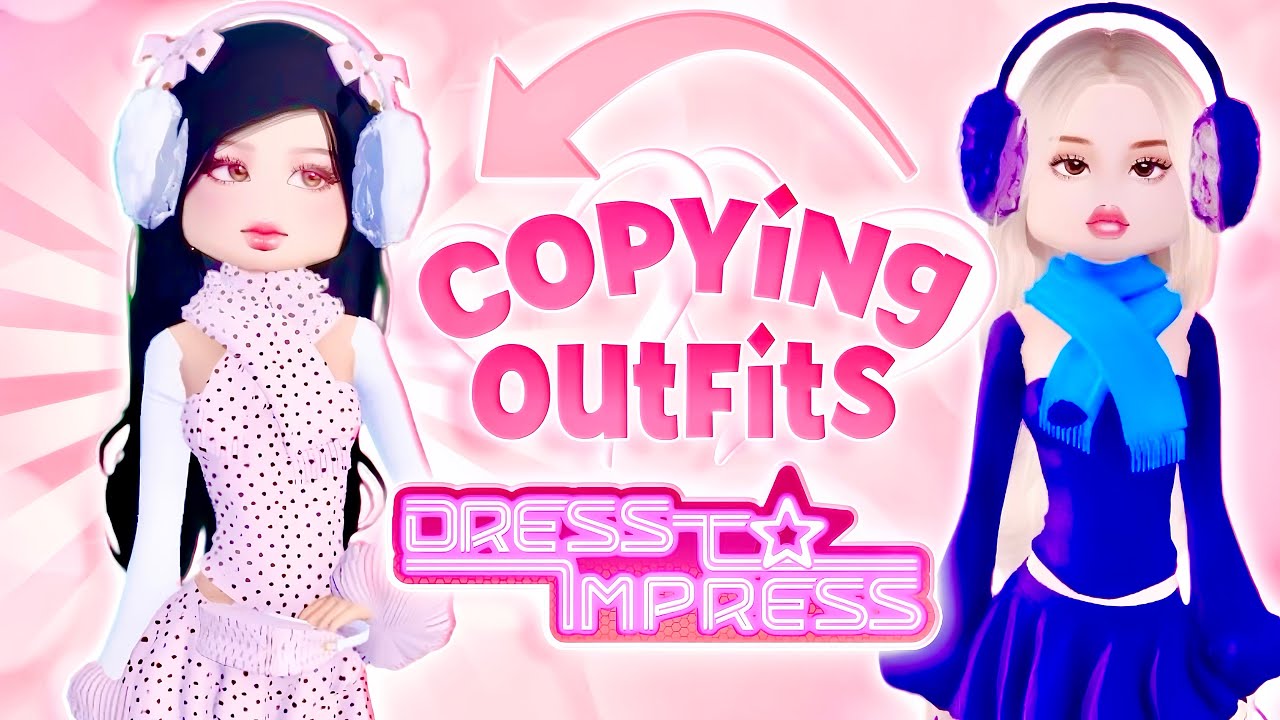 COPYING OUTFITS And MAKING THEM BETTER In Dress To Impress!