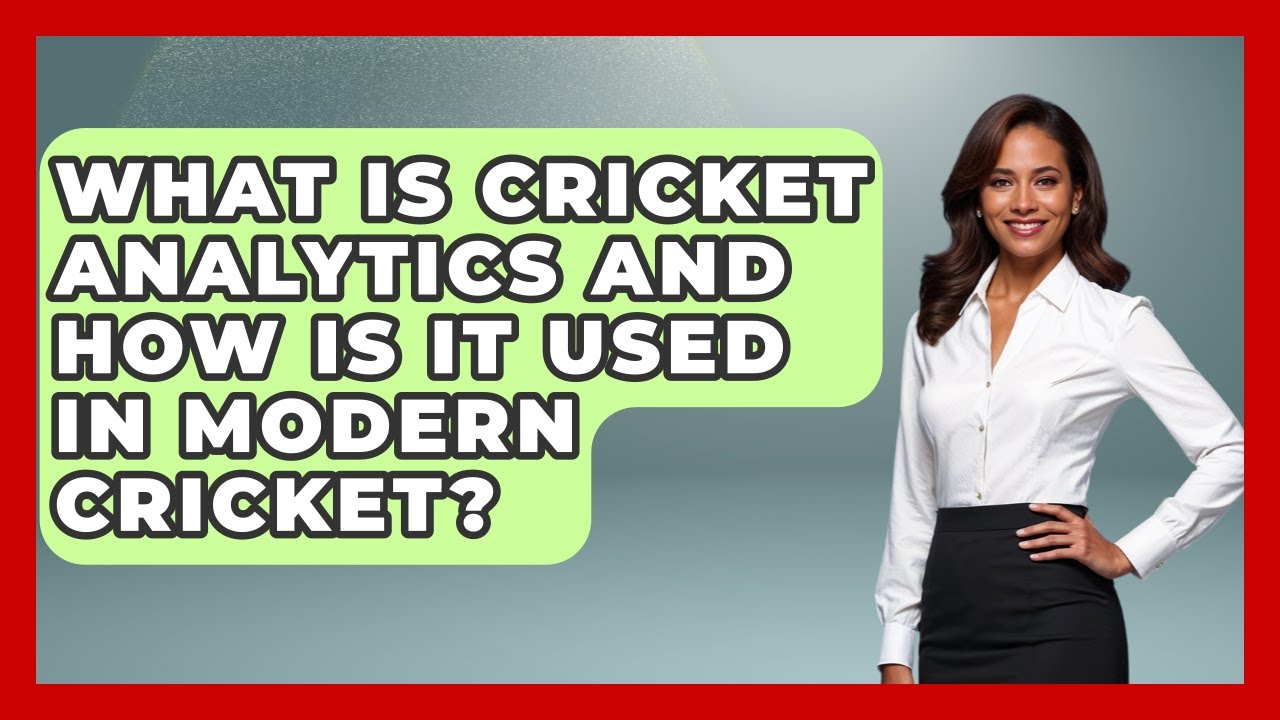 What Is Cricket Analytics and How Is It Used in Modern Cricket? - Cricket Stats Zone