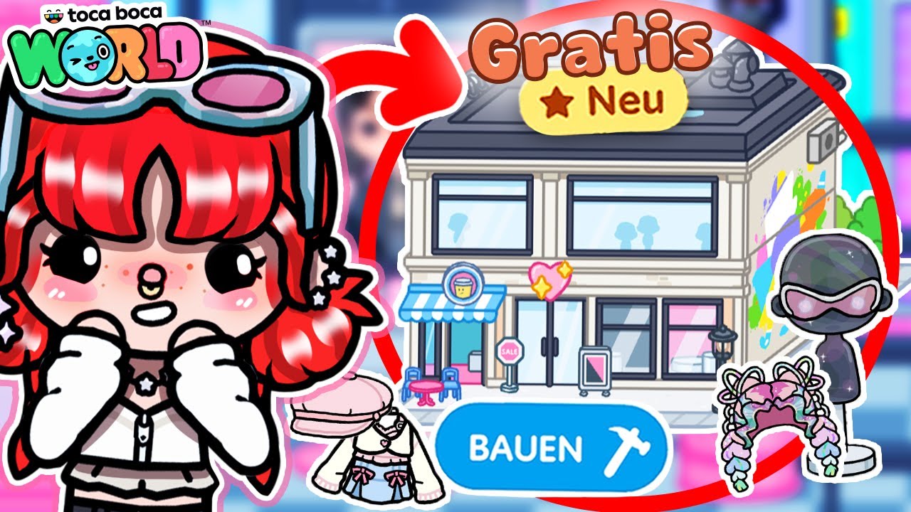 GRATIS DESIGNERLADEN in TOCA BOCA 🛍️😍 NEUE LOCATION *kostenlos* ALLE MÖBEL & SECRETS