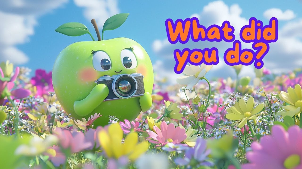 What Did You Do? | Fun Past Tense Song for Kids | Regular & Irregular Verbs 🎶