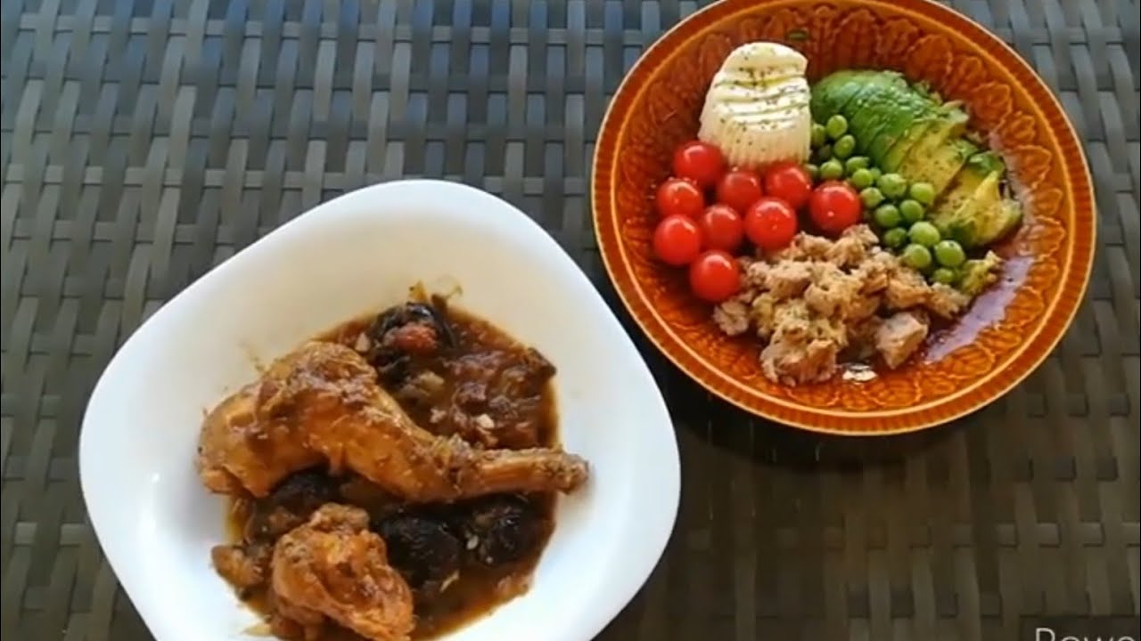 Conejo en salsa de ciruelas pasas thermomix