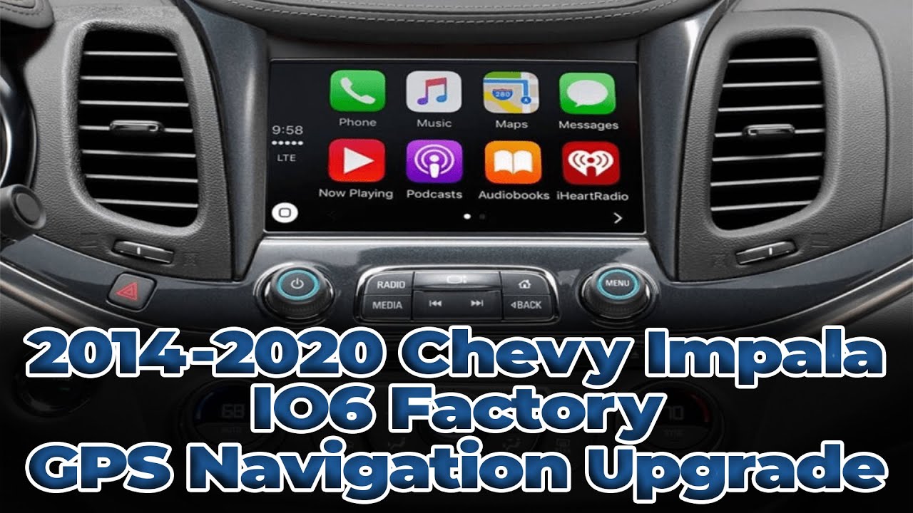 2014-2020 Chevrolet Impala - IO6 Factory GPS Navigation Upgrade - Easy Plug & Play Install!