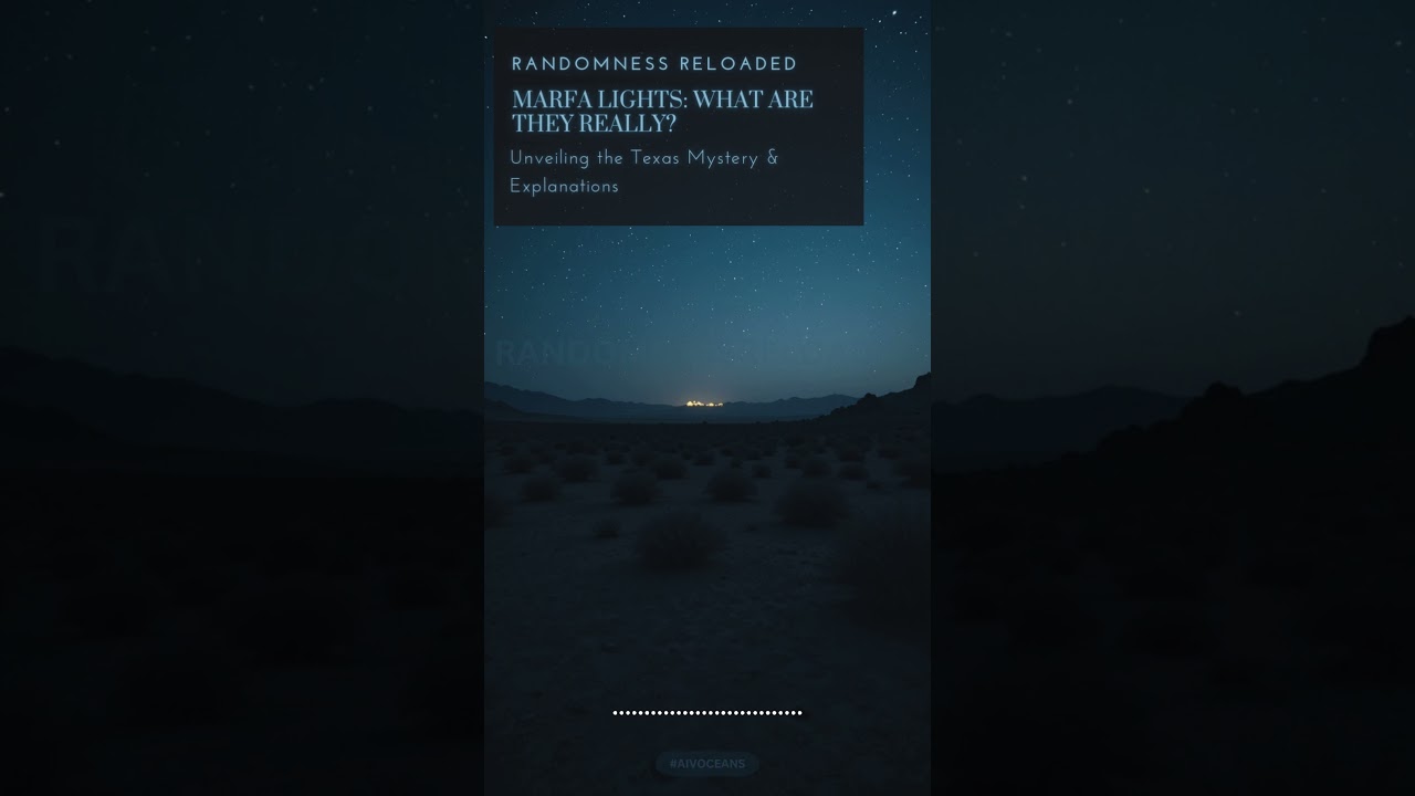 What ARE the mysterious Marfa Lights in Texas? Ghost, UFO or Science?  #MarfaLights #Mystery #Shorts