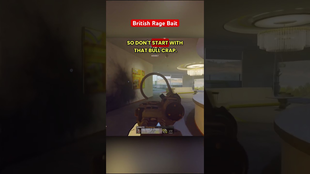 British dude crashes out on call of duty #shorts #cod #texplays #ragebait #british