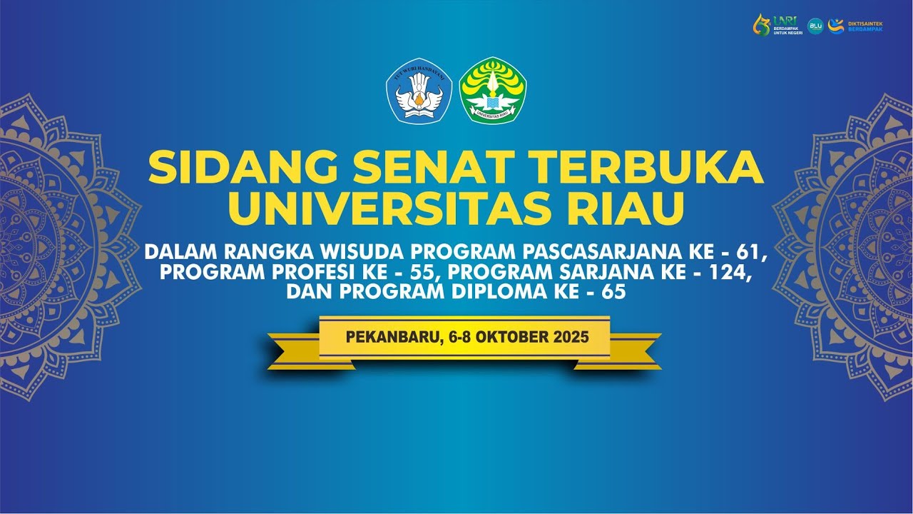 WISUDA UNRI PERIODE OKTOBER 2025 [SESI 2)