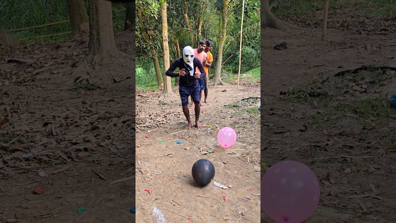 Magic balloon surprise challenge 🙀😳😱 #shorts #funny