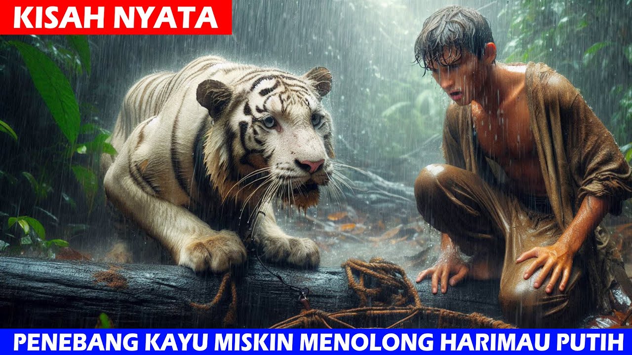 KISAH NYATA PENEBANG KAYU MISKIN DAN HARIMAU PUTIH SAKTI JELMAAN PERTAPA PUTIH MEMBERI MUSTIKA KAPAK