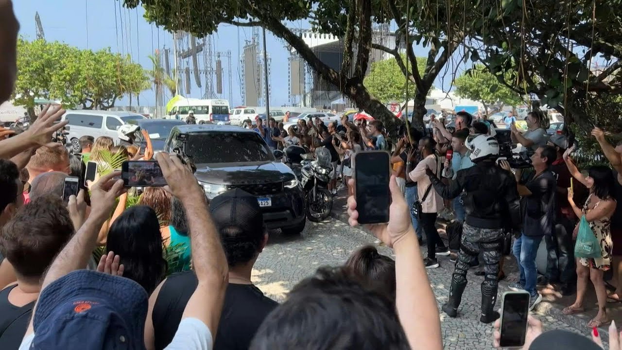 Madonna chega ao Rio | AFP