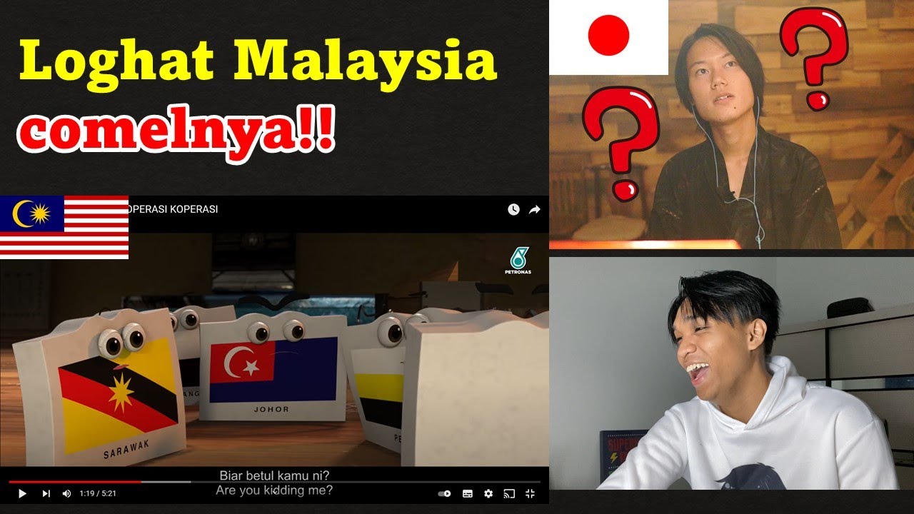 Reaction: “Loghat Malaysia” Comel!! / Collab bersama dengan   @AZREYKUN    /Pesta collab part 3