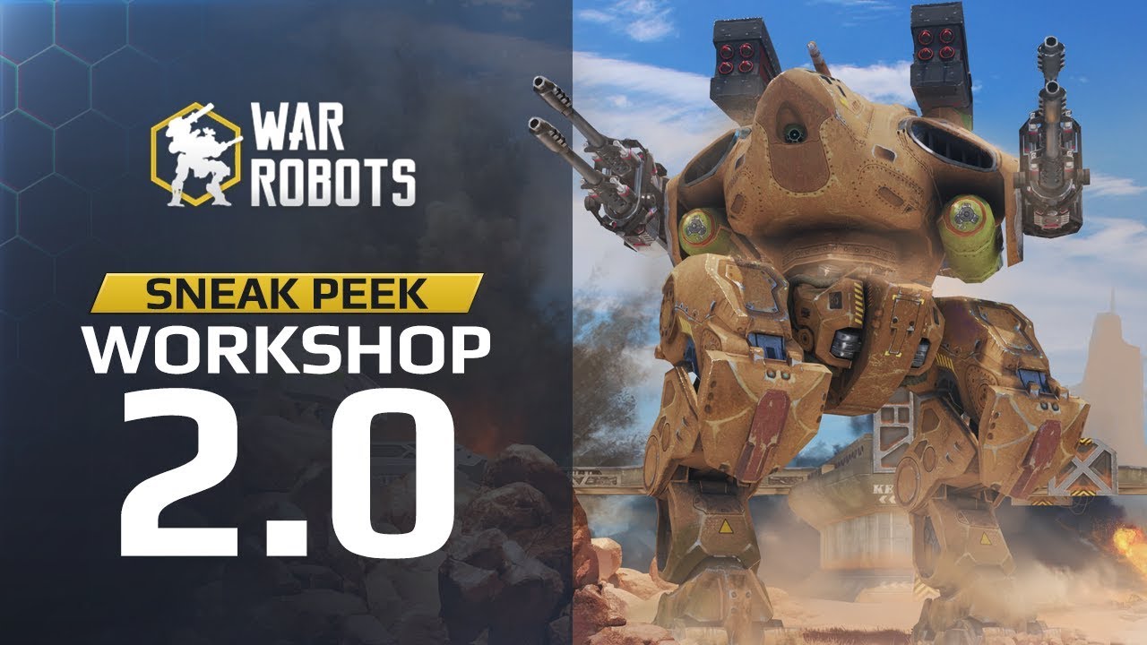 War Robots Workshop 2.0 REVEAL. Build the gear you want!