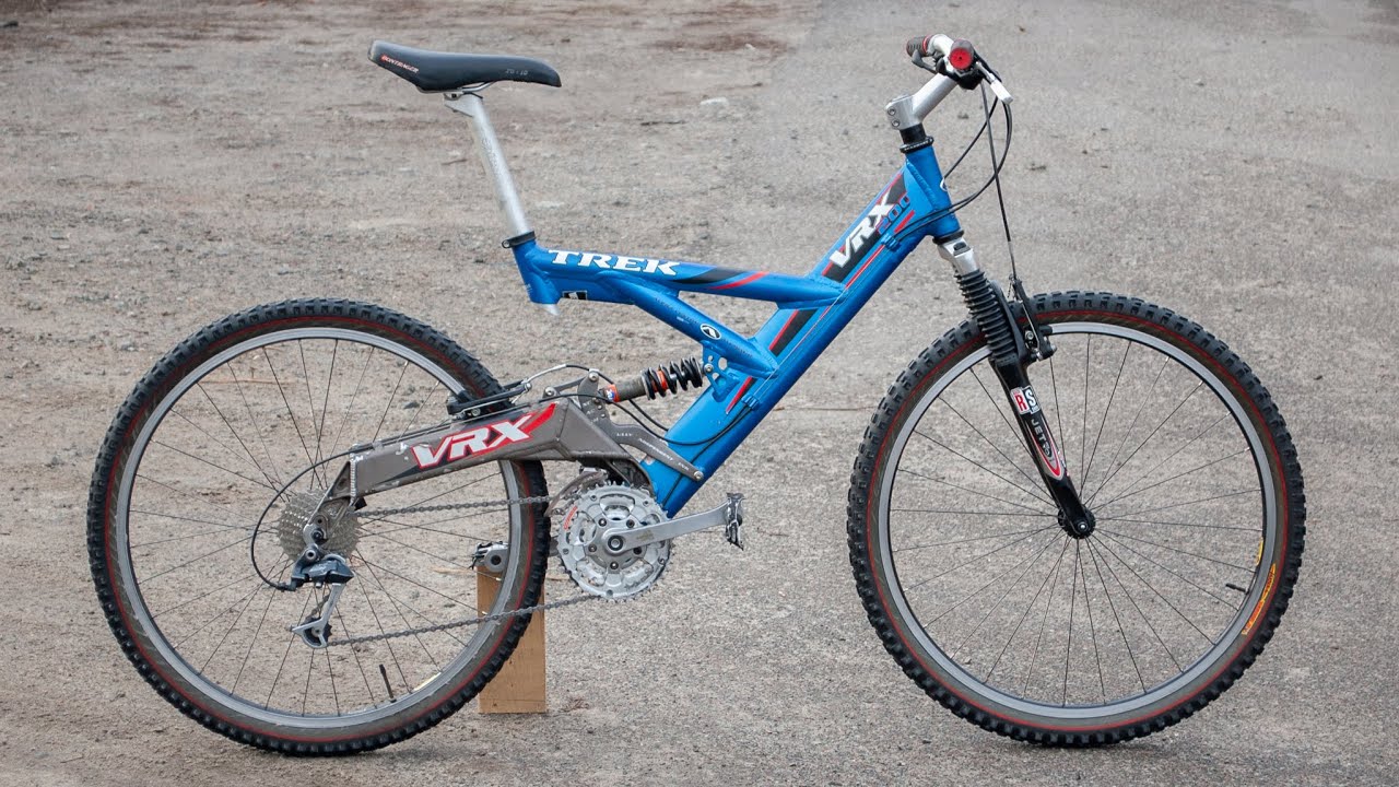 The most hated Trek bike - 1999 Trek VRX 200 vintage full suspension bike